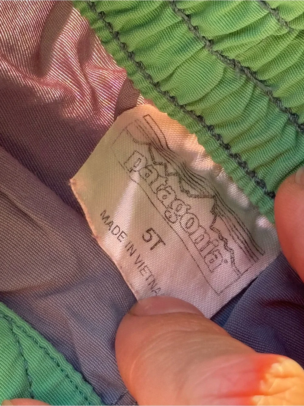 PATAGONIA Grey/Blue, Green, Dark Blue Colorblock Shorts